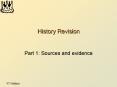 History Revision PowerPoint PPT Presentation