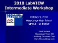 2010 LabVIEW Intermediate Workshop PowerPoint PPT Presentation