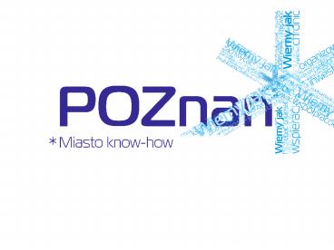 PROGRAM WSPIERANIA PROJEKT