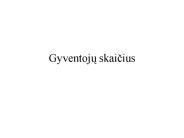 Gyventoju skaicius
