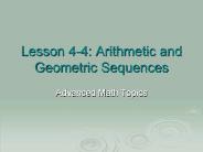 Lesson%204-4:%20Arithmetic%20and%20Geometric%20Sequences