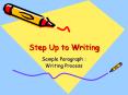 Step Up to Writing PowerPoint PPT Presentation