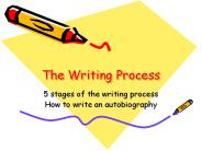 The Writing Process