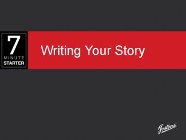 Writing Your Story