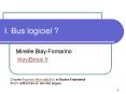 I. Bus logiciel ? PowerPoint PPT Presentation