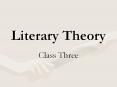 Literary%20Theory PowerPoint PPT Presentation