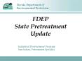 FDEP State Pretreatment Update PowerPoint PPT Presentation