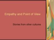 Empathy and Point of View