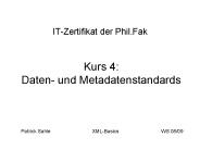 IT-Zertifikat der Phil.Fak