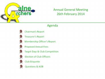 Annual General Meeting