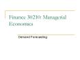 Finance 30210: Managerial Economics PowerPoint PPT Presentation