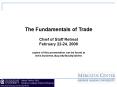 The Fundamentals of Trade PowerPoint PPT Presentation
