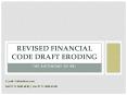 Revised Financial Code Draft Eroding The Autonomy Of RBI PowerPoint PPT Presentation