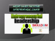 Online course for Future Entrepreneurial Leaders
