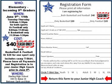 Registration Form