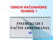 OSNOVI RACUNARSKE TEHNIKE 1