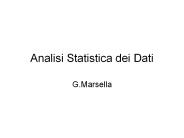 Analisi Statistica dei Dati