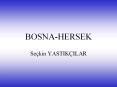 BOSNA-HERSEK PowerPoint PPT Presentation