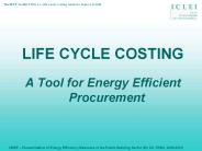 LIFE CYCLE COSTING
