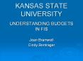 KANSAS STATE UNIVERSITY PowerPoint PPT Presentation