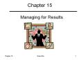 Chapter 14 Managing for Results PowerPoint PPT Presentation