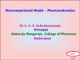 Noncompartment Model - Pharmacokinetics PowerPoint PPT Presentation
