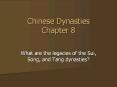 Chinese%20Dynasties%20Chapter%208 PowerPoint PPT Presentation