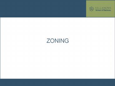 ZONING
