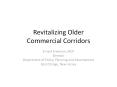 Revitalizing Older Commercial Corridors PowerPoint PPT Presentation
