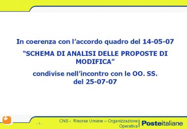 Sviluppo Nuovi Servizi Posteitaliane