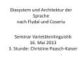 Diasystem und Architektur der Sprache nach Flydal und Coseriu PowerPoint PPT Presentation