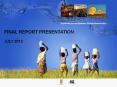 FINAL REPORT PRESENTATION JULY 2012 PowerPoint PPT Presentation