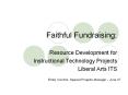 Faithful Fundraising: PowerPoint PPT Presentation