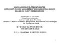 ASIA PACIFIC DEVELOPMENT CENTRE WORKSHOP ON RISK MANAGEMENT IN COMMCERCIAL BANKS SHANGHAI, 20/21ST DECEMBER 2005 PowerPoint PPT Presentation