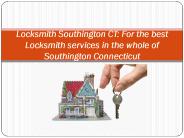 Ez-Locksmith Southington CT