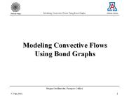 Modeling Convective Flows Using Bond Graphs