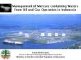 Management of Mercury containing Wastes from Oil and Gas Operation in Indonesia PowerPoint PPT Presentation