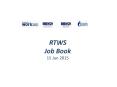 RTWS Job Book 15 Jun 2015 PowerPoint PPT Presentation