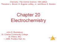 Chapter 20 Electrochemistry