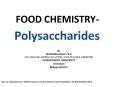 FOOD CHEMISTRY- PowerPoint PPT Presentation