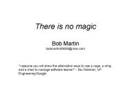 There is no magic