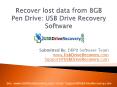Recover lost data from 8GB Pen drive: USB Drive Recovery Software PowerPoint PPT Presentation