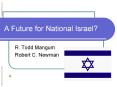 A Future for National Israel? PowerPoint PPT Presentation