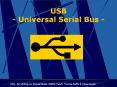 USB - Universal Serial Bus - PowerPoint PPT Presentation