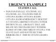 URGENCY EXAMPLE 2 STATION CALL PowerPoint PPT Presentation