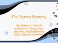 The Postwar Economy PowerPoint PPT Presentation