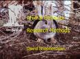 Animal Behavior Research Methods  David Shepherdson PowerPoint PPT Presentation