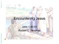 Encountering Jesus PowerPoint PPT Presentation