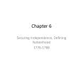 Securing Independence, Defining Nationhood PowerPoint PPT Presentation