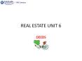 REAL ESTATE UNIT 6 PowerPoint PPT Presentation